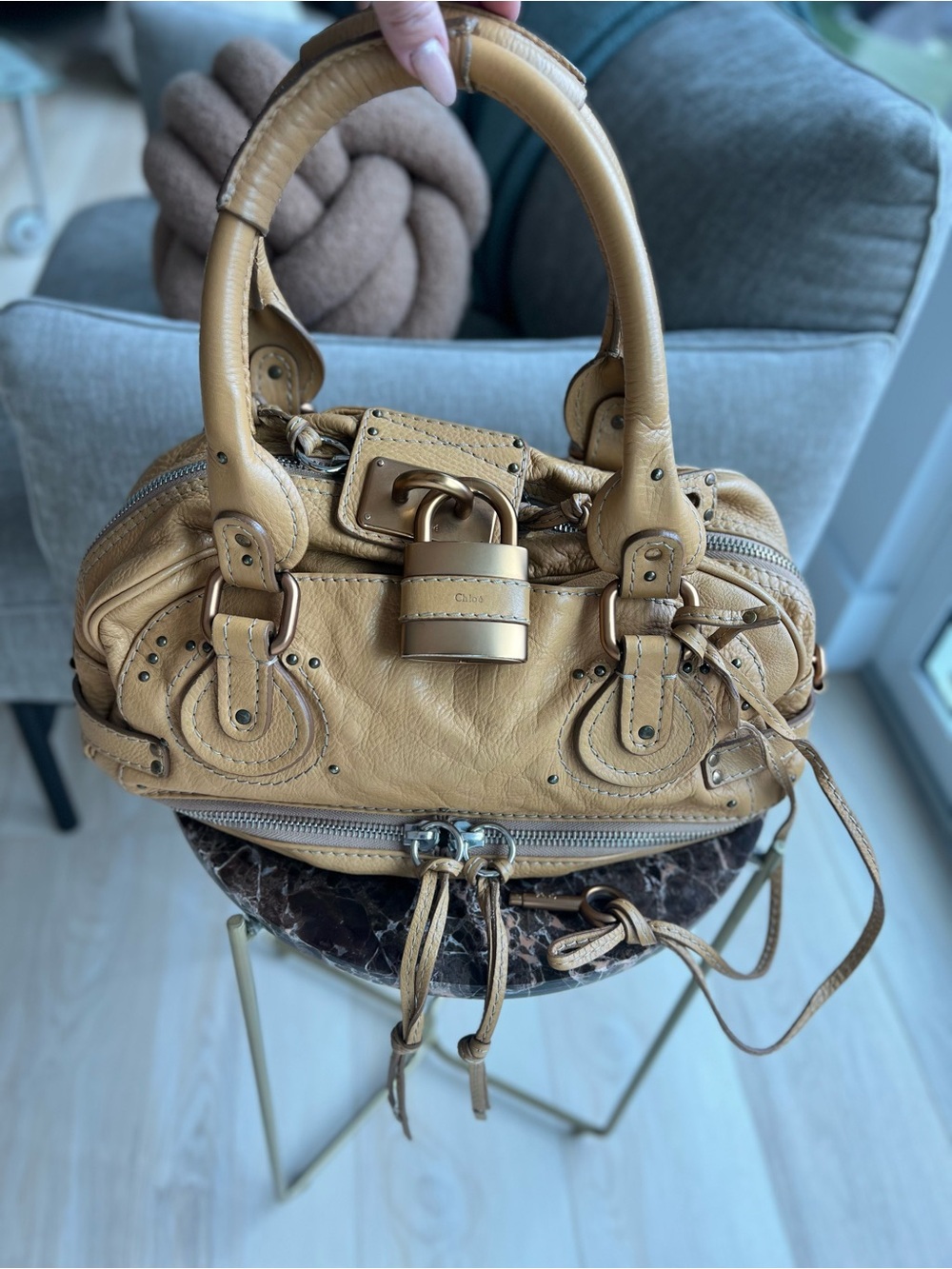 Vintage 2006 Chloé Paddington bag with lock and key